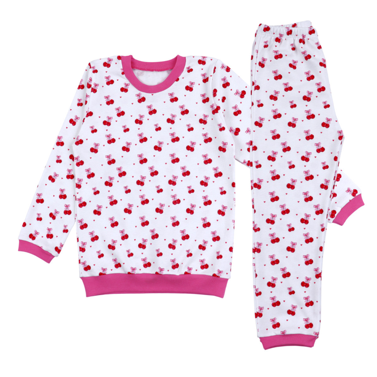 Памучна плътна пижама "Cherry"