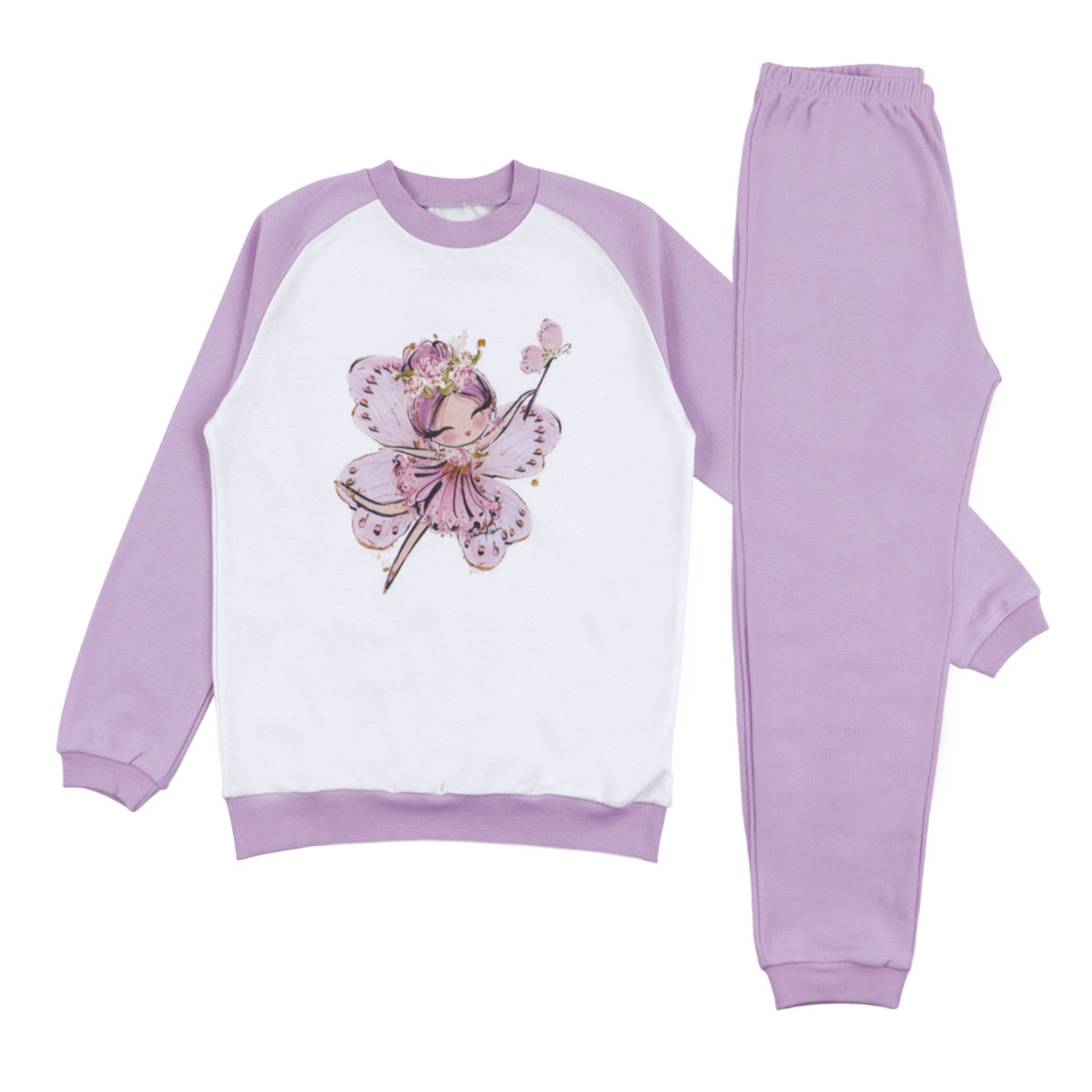 Памучна плътна пижама "Фея"