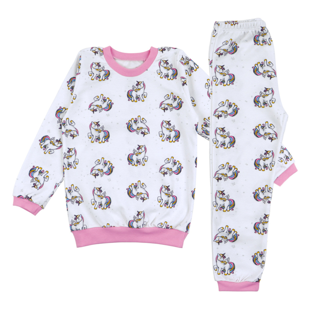 Памучна плътна пижама "Unicorn"