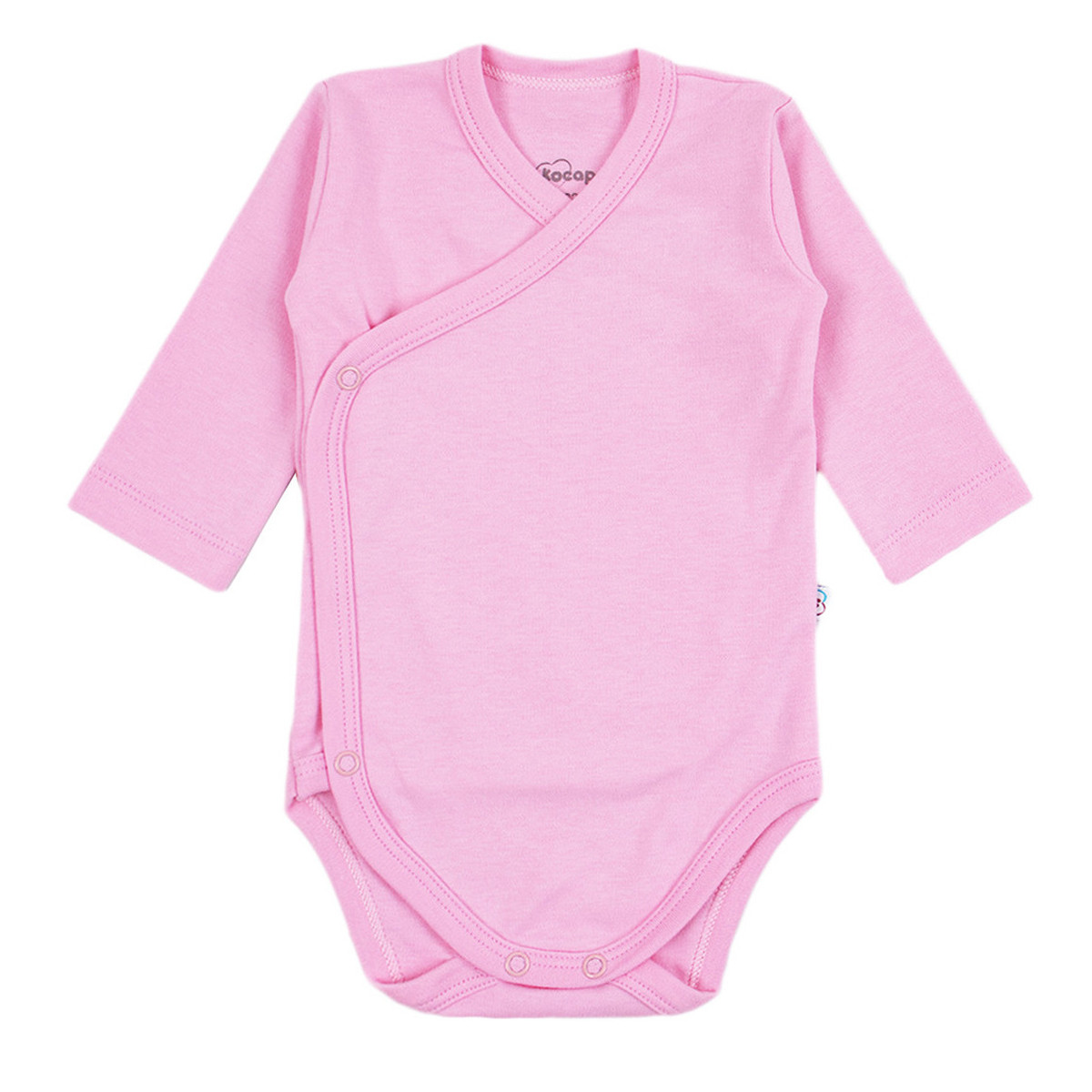 Памучно боди "прегърни ме" в розово