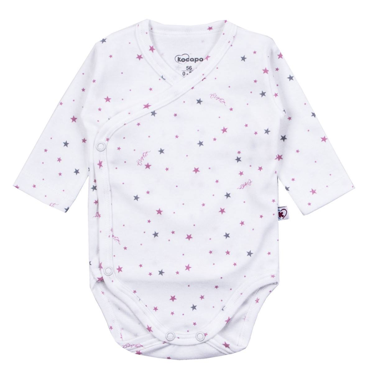 Памучно боди "прегърни ме" "Pink stars"