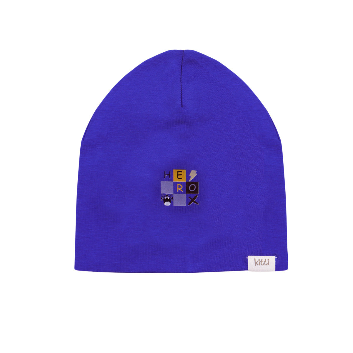 Памучна трикотажна шапка ''Hero'' в синьо