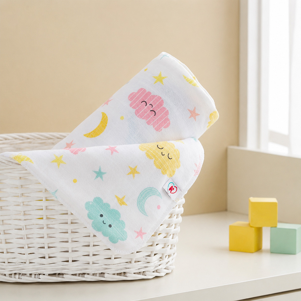 Бебешка муселинова пелена "Sleep" 80 х 80 см