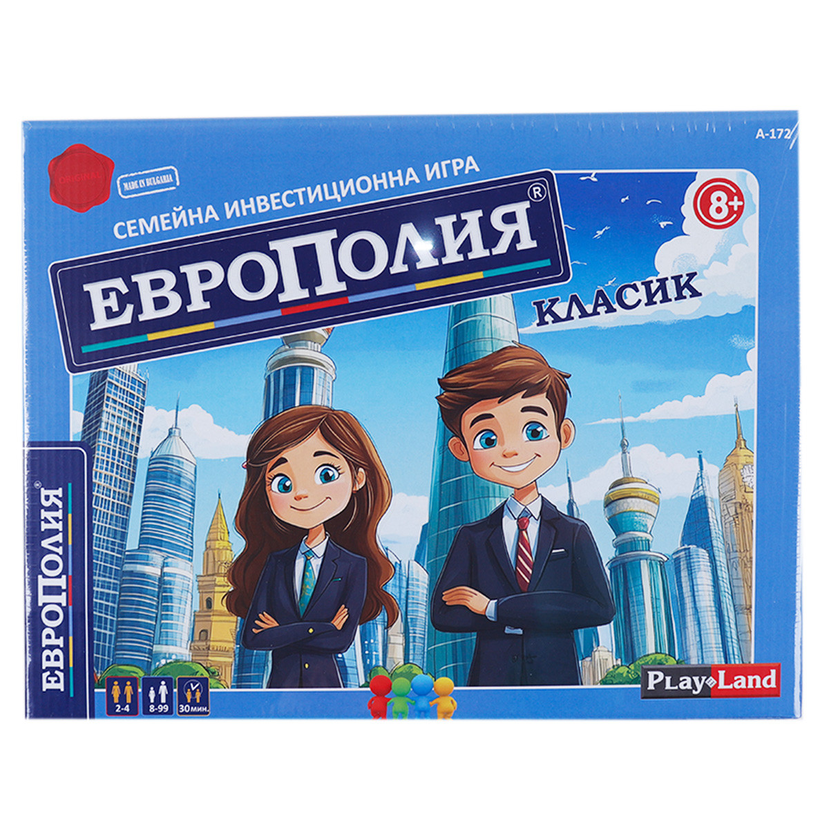 Семейна игра "Европолия класик" 26 х 34 см