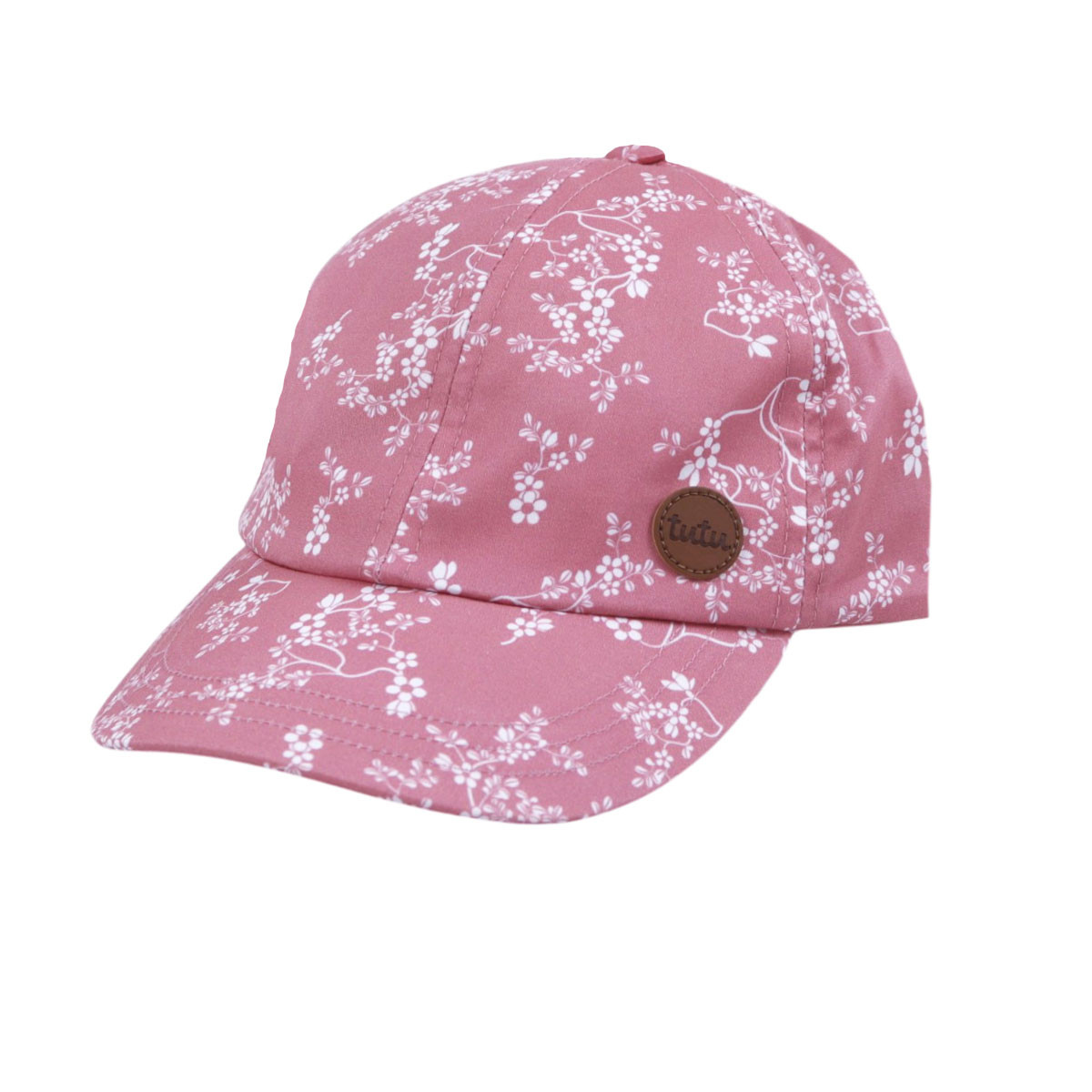 Шапка с козирка "Botanica" в корал UV 30+