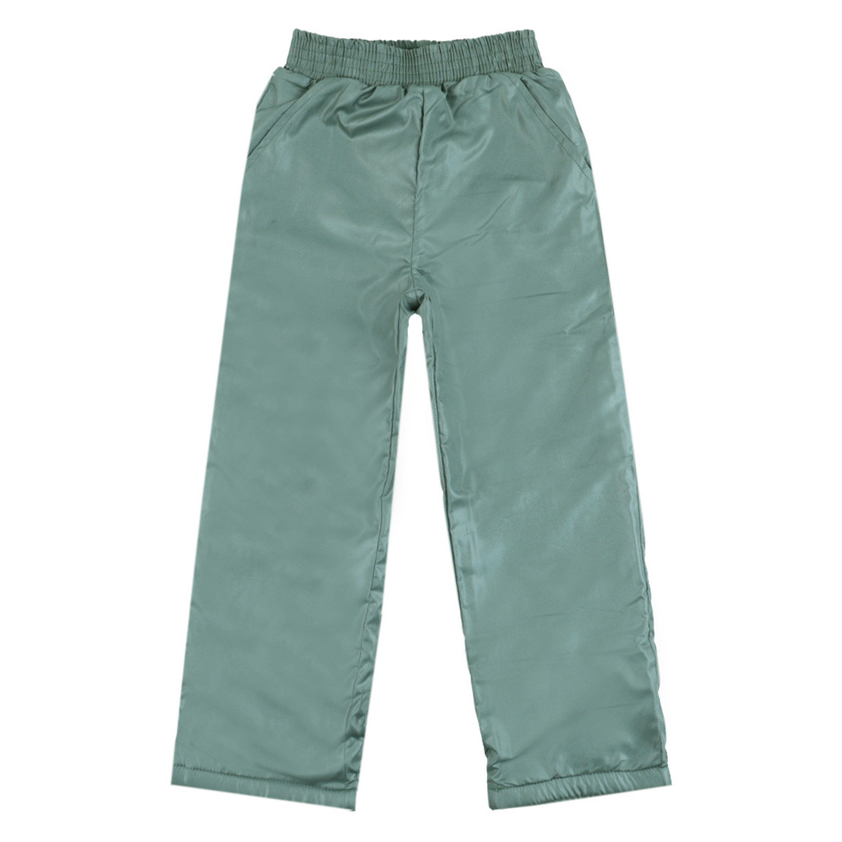 Шушляков панталон с полар в пастелно зелено