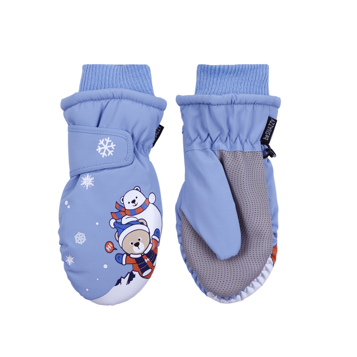 Ръкавици за ски с поларена подплата ''Polar bear'' в синьо
