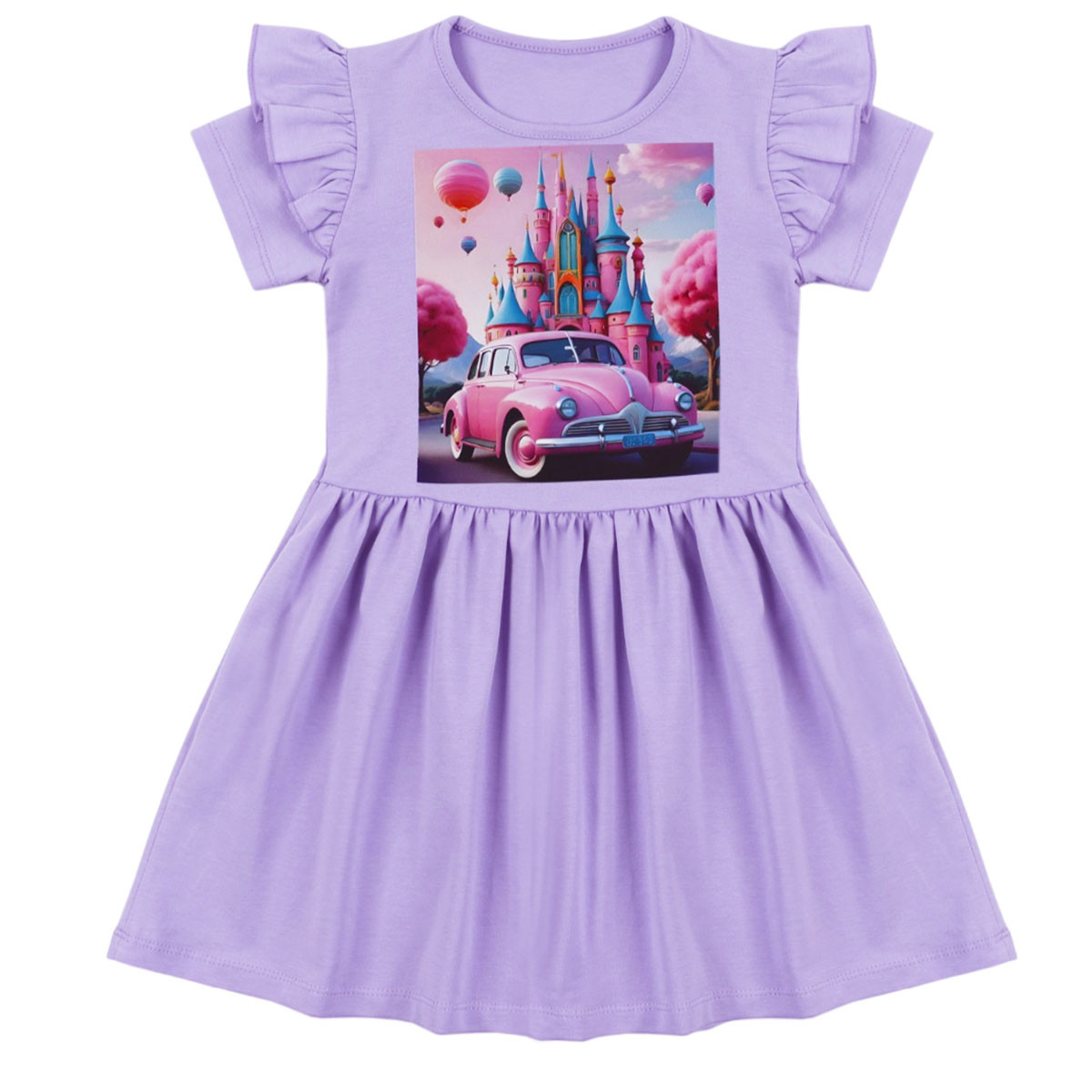 Трикотажна лятна рокля "Dream castle"