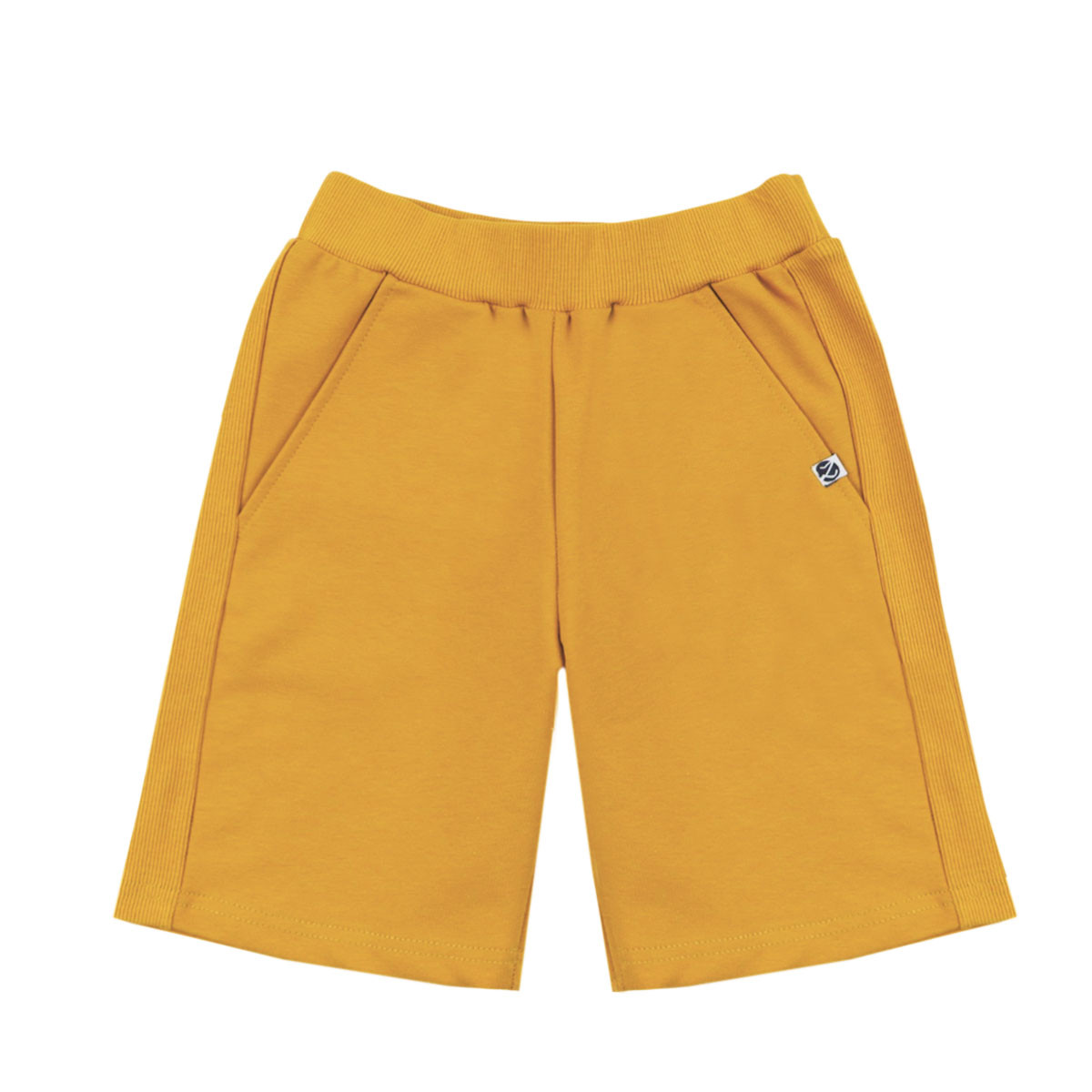 Трикотажни къси панталони в горчица