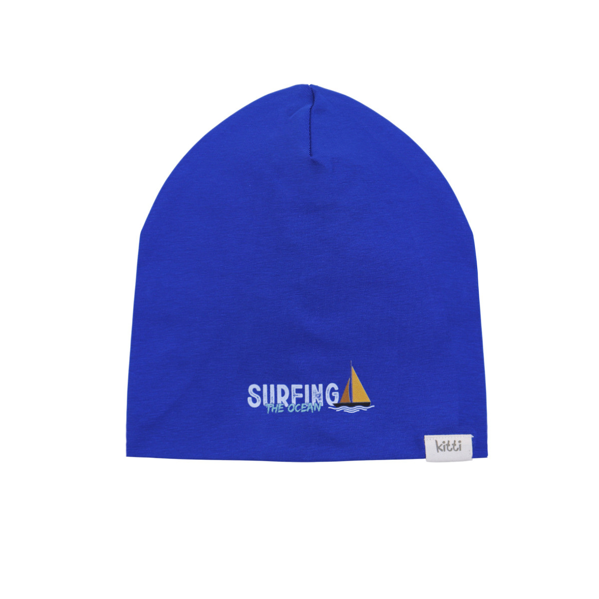 Памучна трикотажна шапка ''Surfing'' в синьо