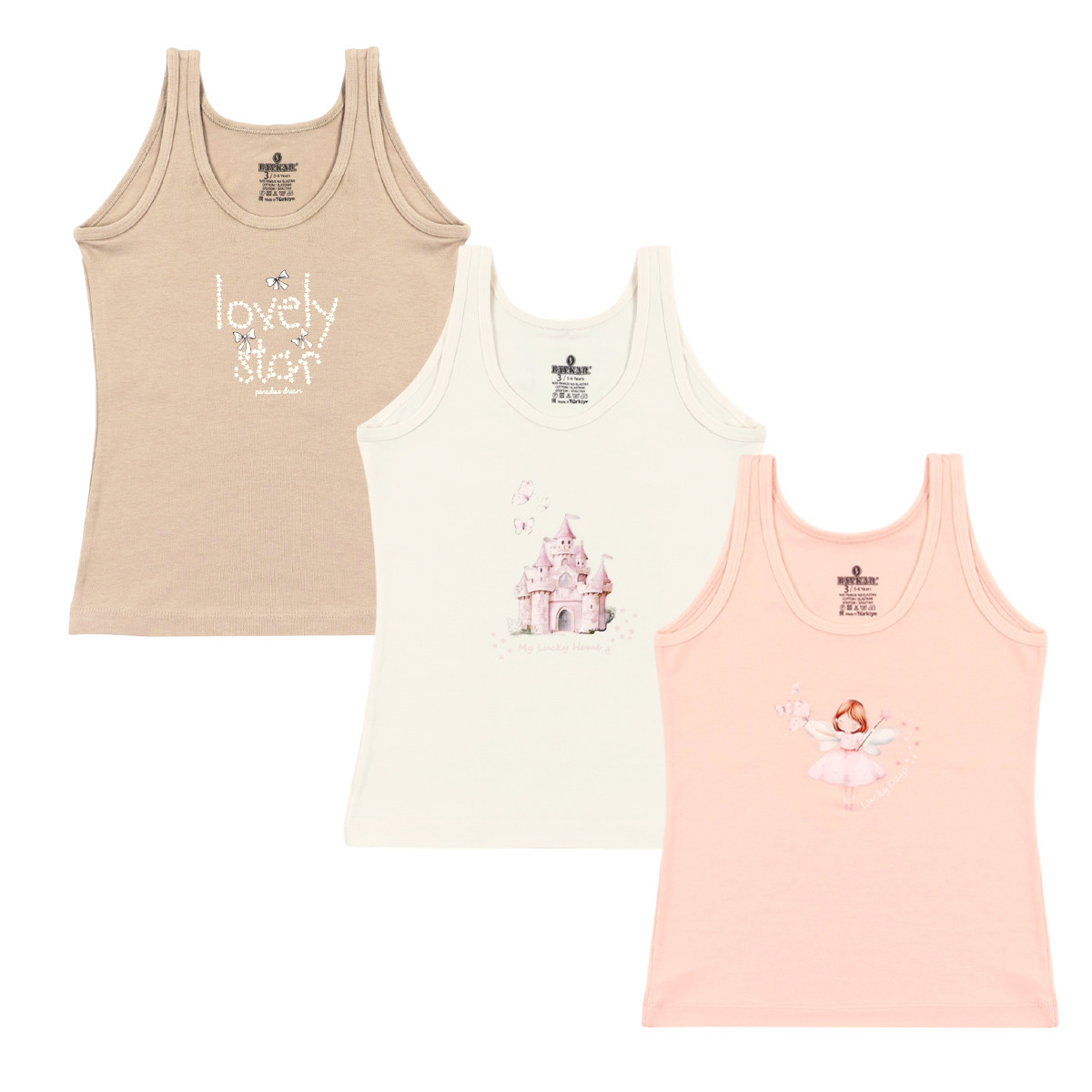 Тройка потници за момичета "Lucky"