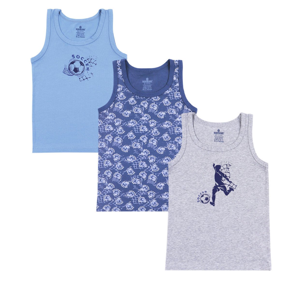 Тройка потници за момчета "Soccer"