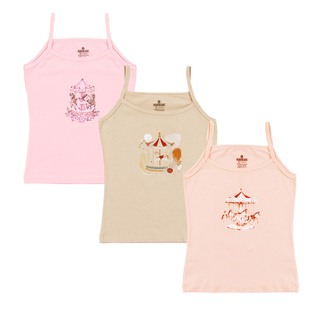 Тройка потници с тънки презрамки ''Carousel''