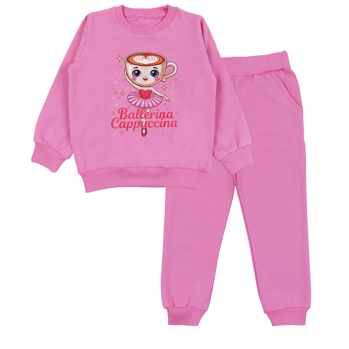 Ватиран комплект "Sweet drink" в розово