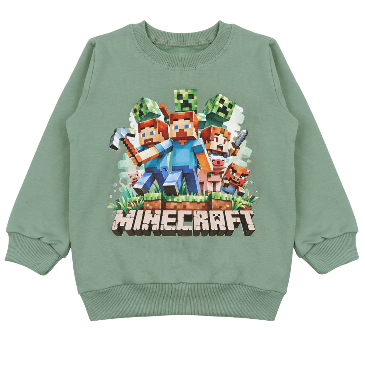 Ватирана блуза ''Craft'' в пастелно зелено