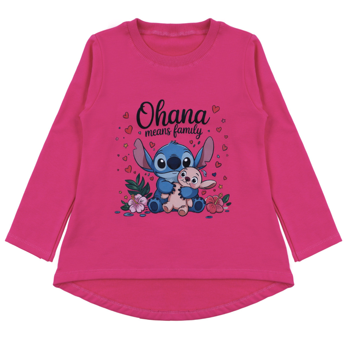 Ватирана туника "Ohana" в циклама