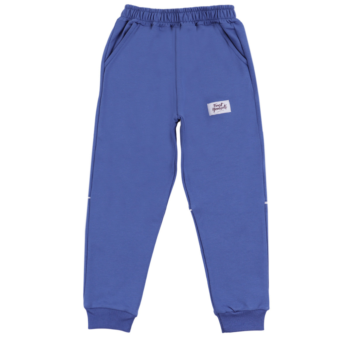 Ватирано долнище "Trust yourself" в синьо