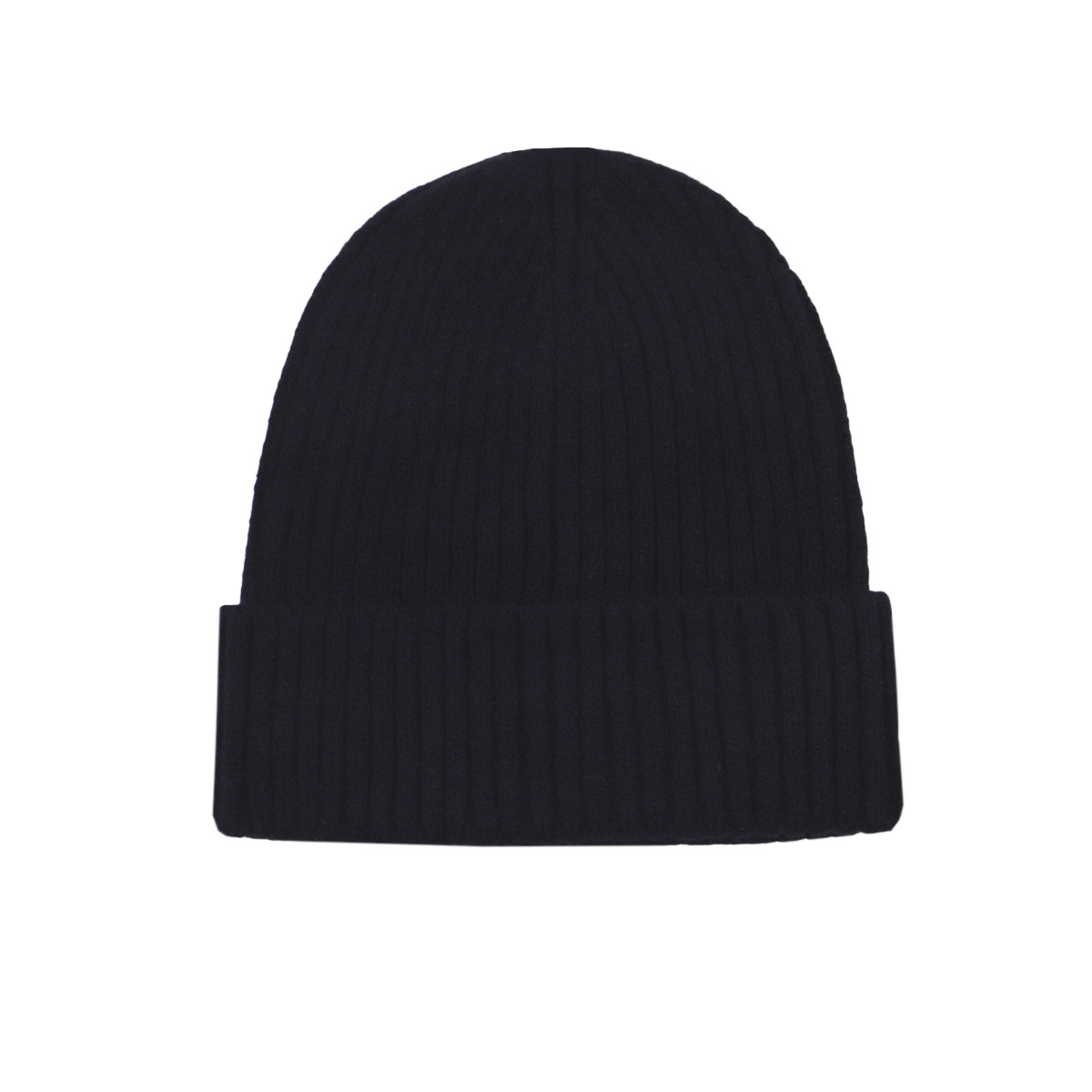 Зимна шапка от едро плетиво в черно