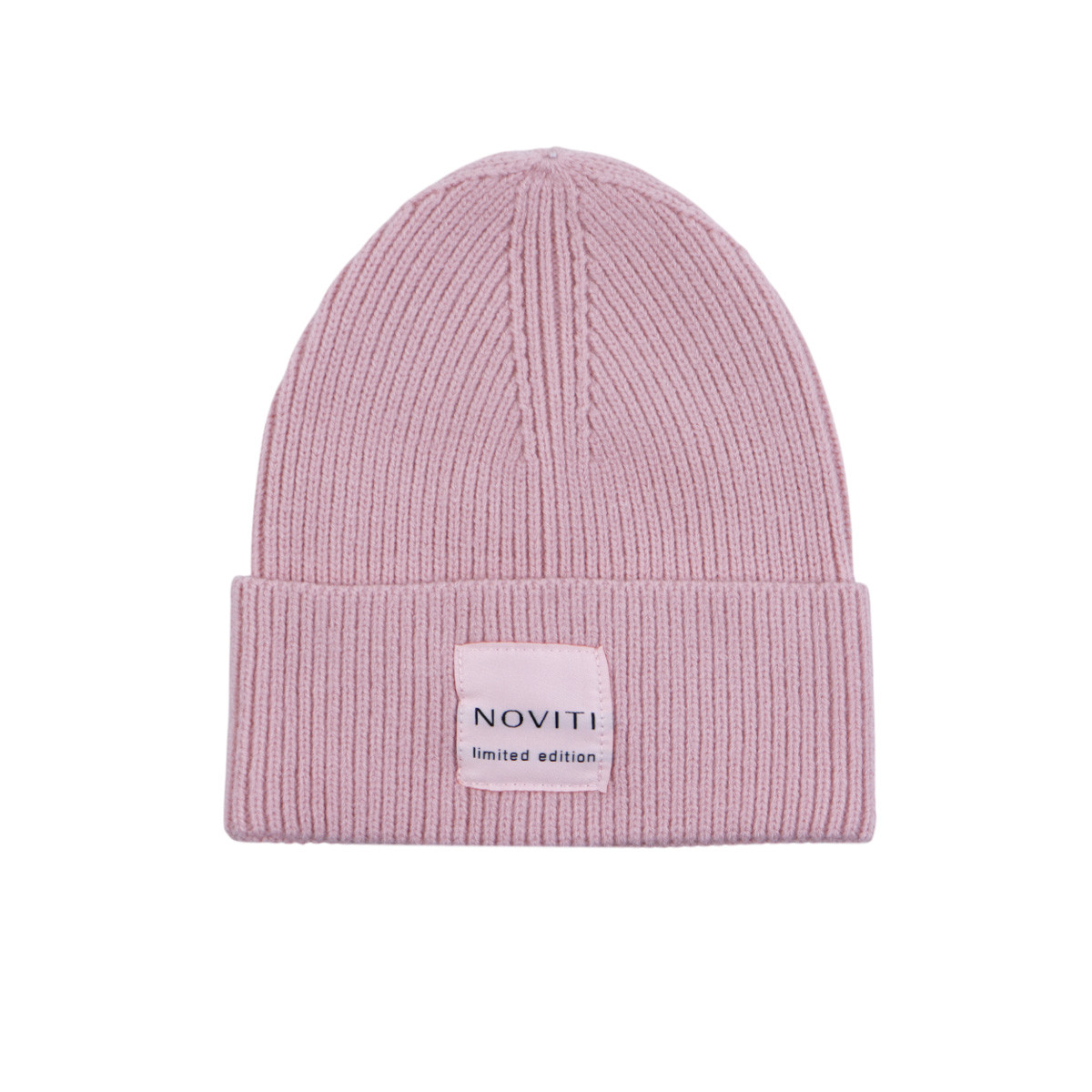 Зимна шапка за момичета в опушено розово