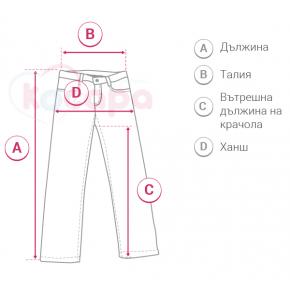Таблица с размери за Дънки и панталони