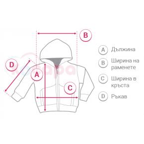 Таблица с размери за Тънки якета