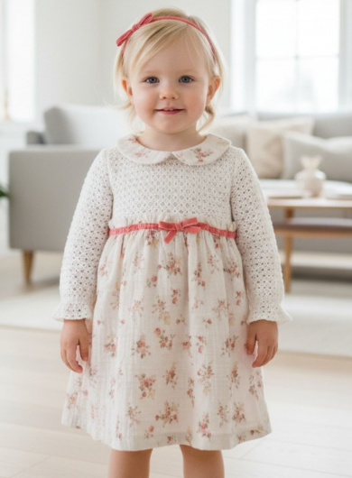 Бебешки рокли с дълъг ръкав